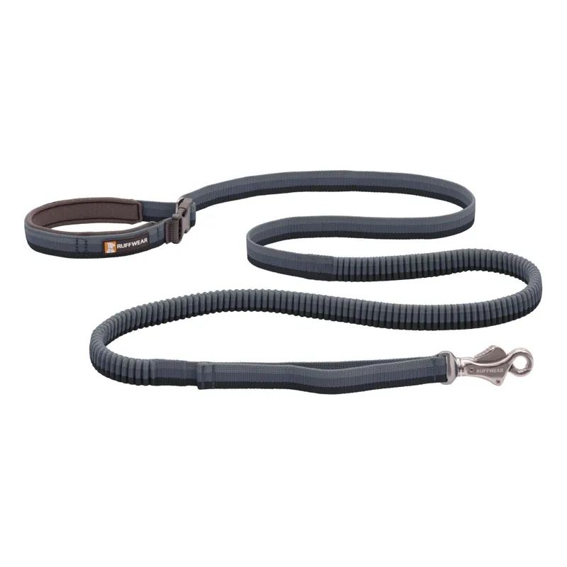Ruffwear Roamer Bungee Dog Lead 222cm-335cm in Granite Gray