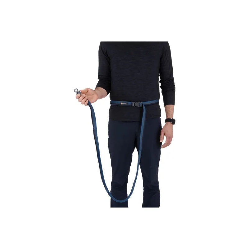 Ruffwear Roamer Bungee Dog Lead 222cm-335cm in Orion Blue-1
