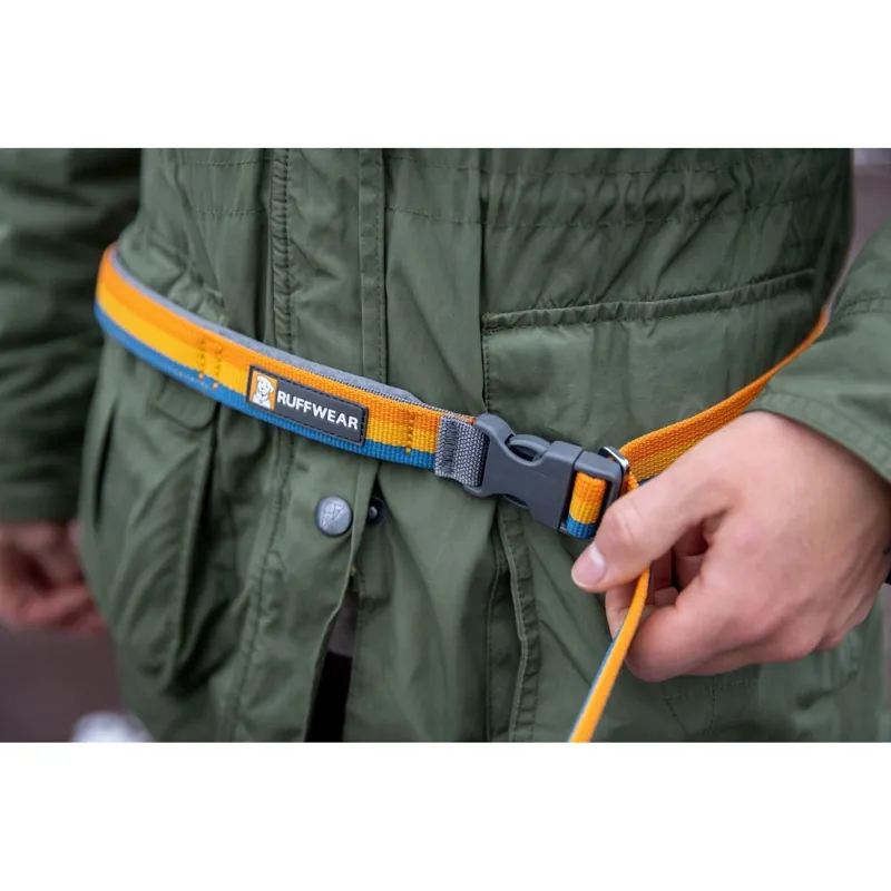 Ruffwear Roamer Bungee Dog Lead 222cm-335cm in Orion Blue-9