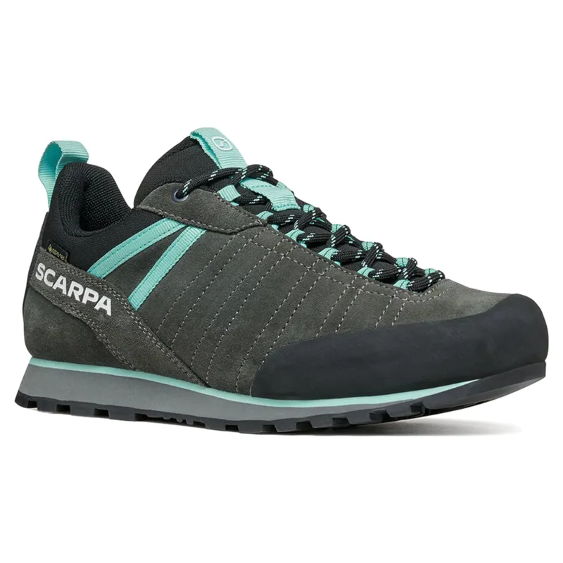 Scarpa Crux 2 GTX Women's Shark-Aqua-1
