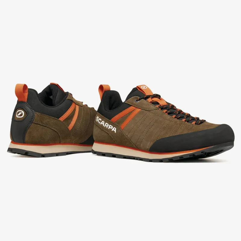 Scarpa Crux 2 Men's in Caribou-Rust Orange-5