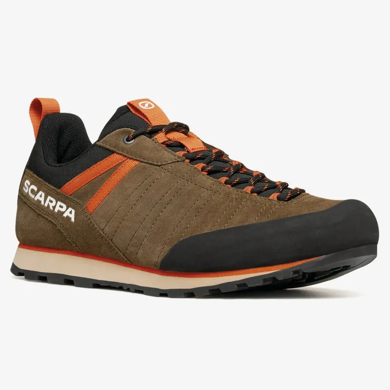 Scarpa Crux 2 Men's in Caribou-Rust Orange-1