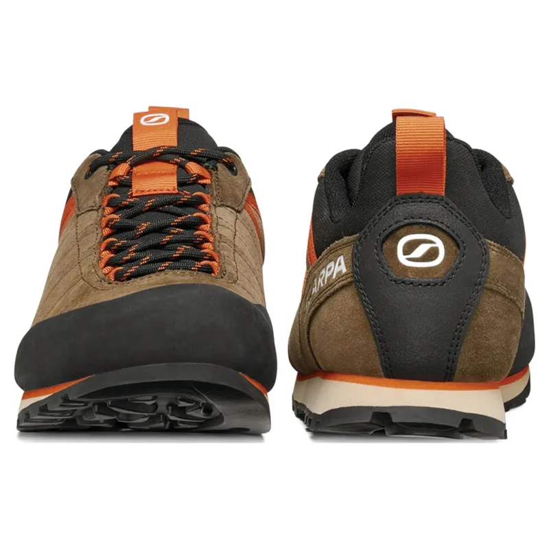 Scarpa Crux 2 Men's in Caribou-Rust Orange-3