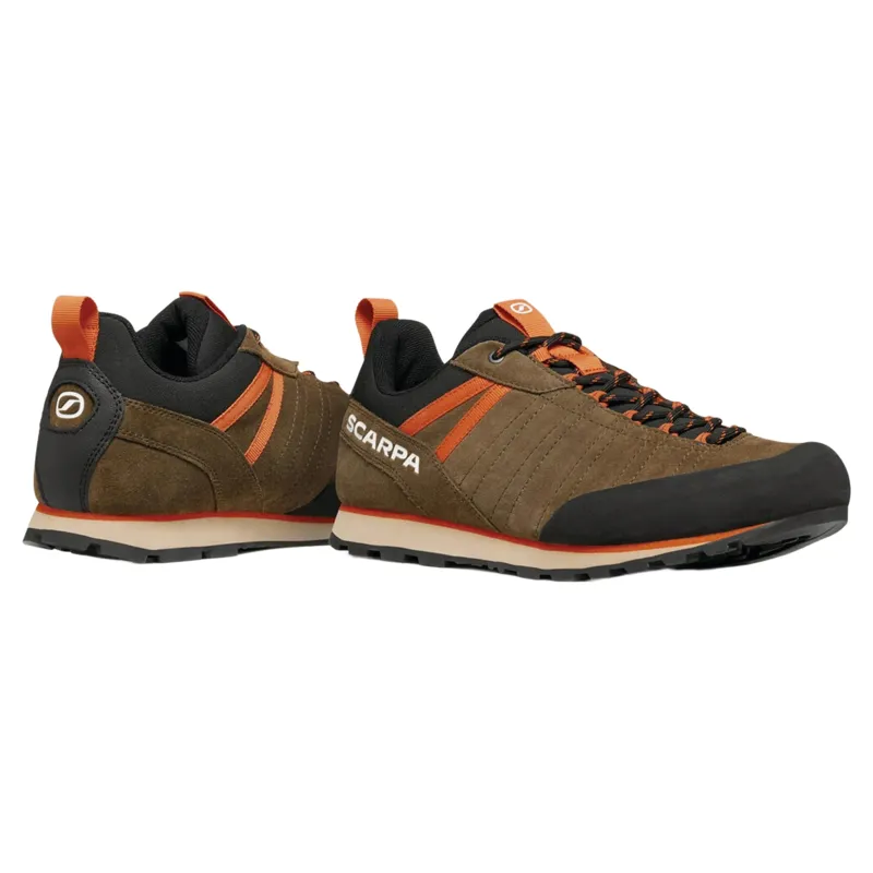 Scarpa Crux 2 Men's in Caribou-Rust Orange-5