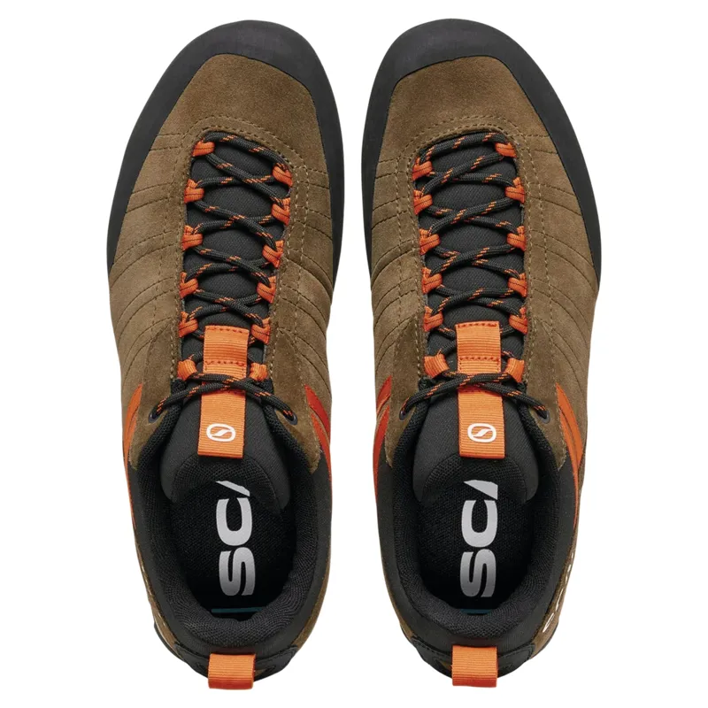 Scarpa Crux 2 Men's in Caribou-Rust Orange-4