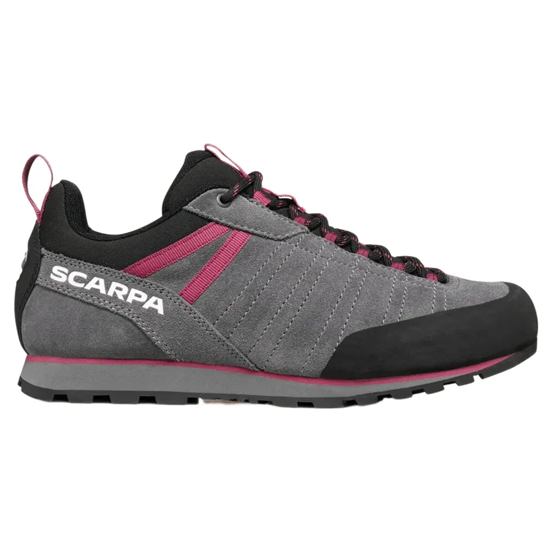 Scarpa Crux 2 Women's Approach Shoe in Smoke-Raspberry