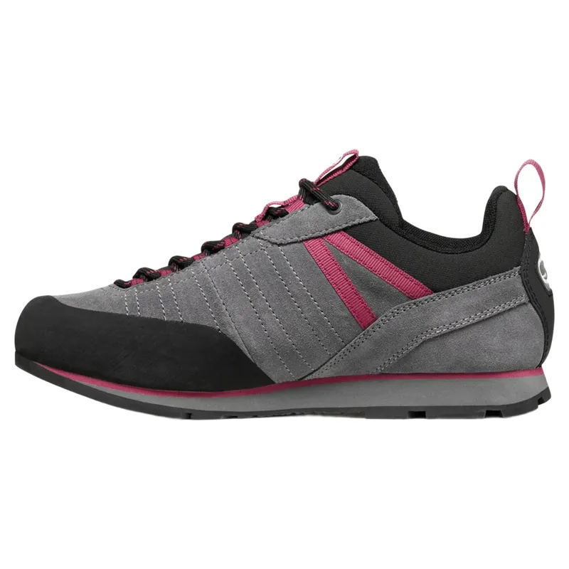 Scarpa Crux 2 Women's Approach Shoe in Smoke-Raspberry-2