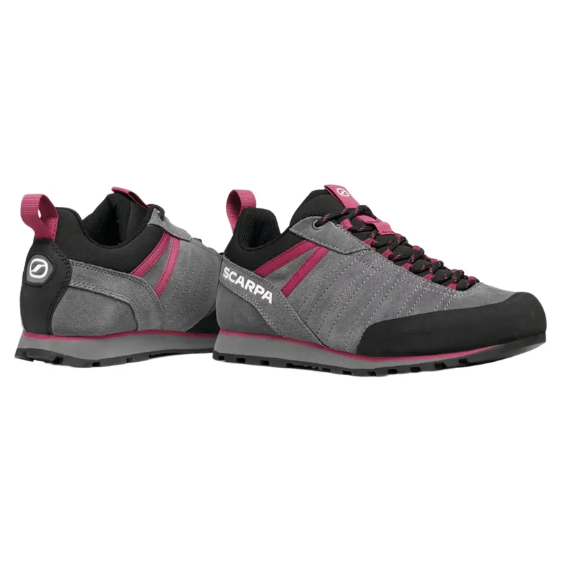 Scarpa Crux 2 Women's Approach Shoe in Smoke-Raspberry-5