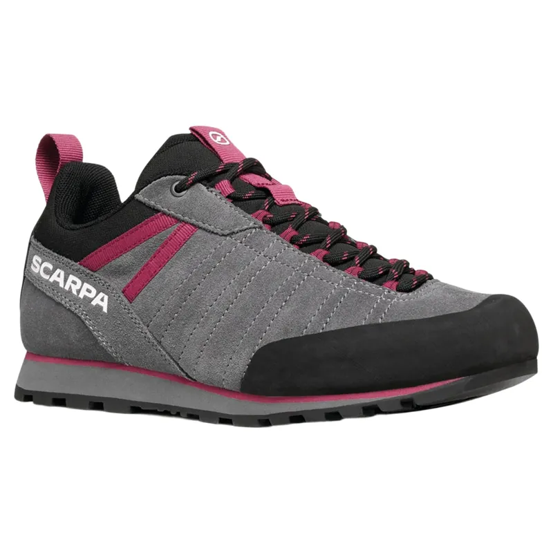 Scarpa Crux 2 Women's Approach Shoe in Smoke-Raspberry-1