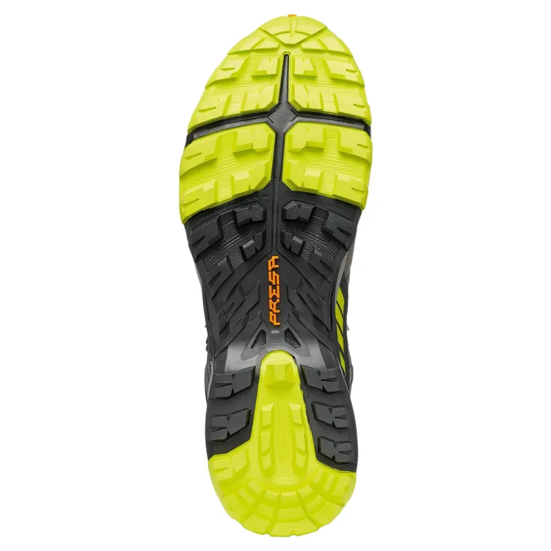 Scarpa Rush TRK GTX Men's in Titanium-Lime-5