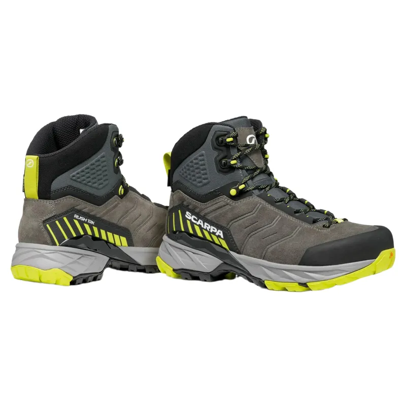 Scarpa Rush TRK GTX Men's in Titanium-Lime-6
