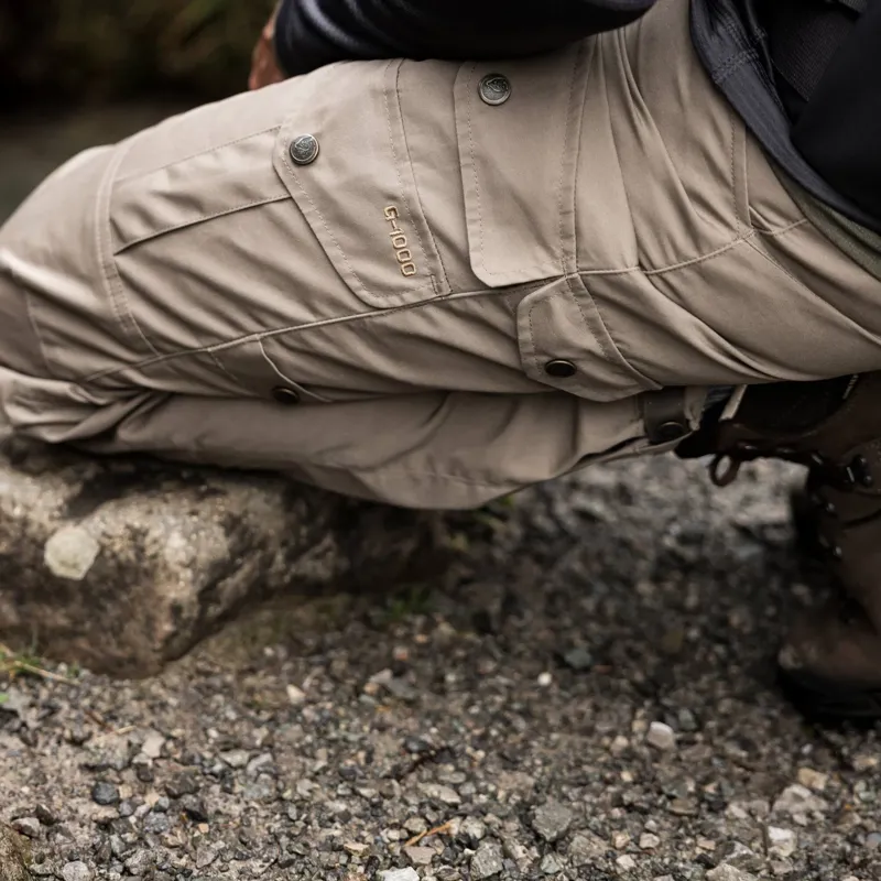 Fjallraven Vidda Pro Trousers Men's in Black Oak-10