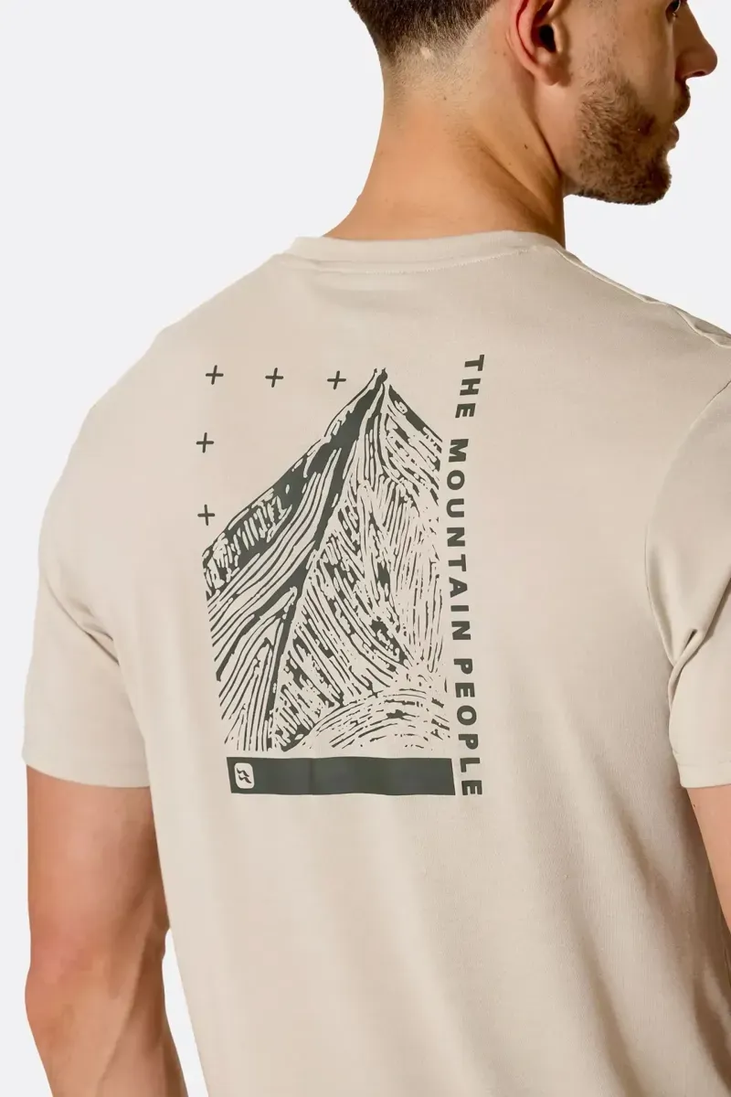 Rab Crimp Esker Men's Tee in Pebble-5