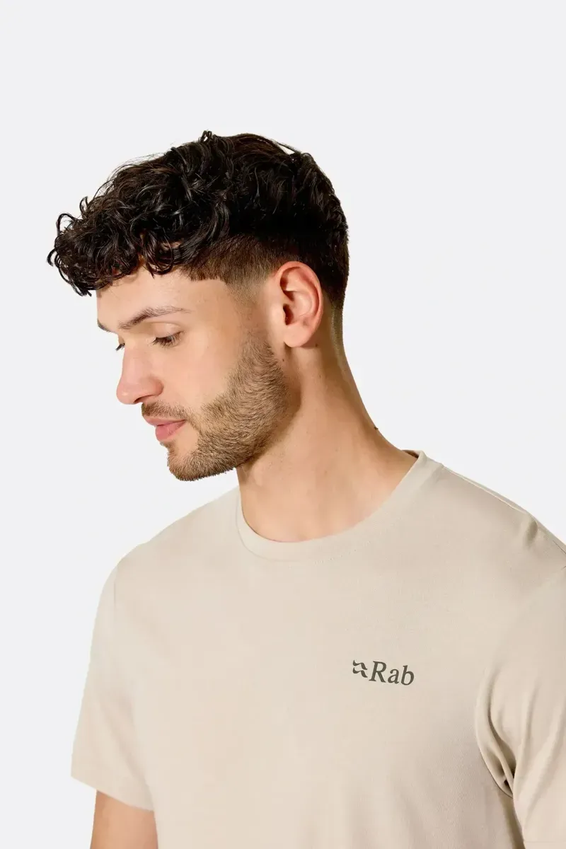 Rab Crimp Esker Men's Tee in Pebble-6