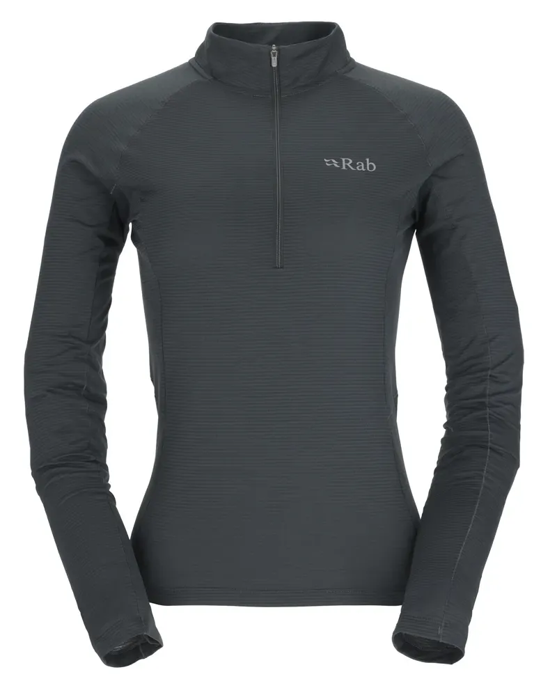 Rab Sonic Long Sleeve Women's Zip in Beluga