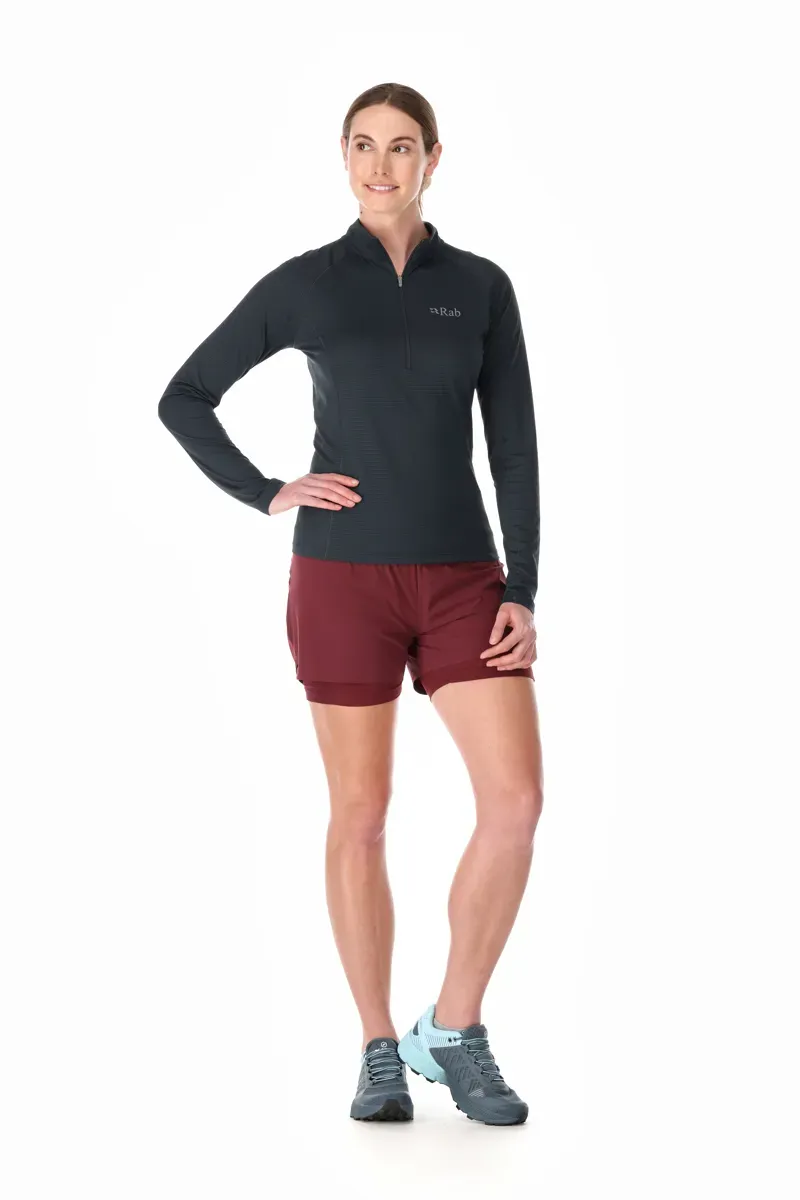 Rab Sonic Long Sleeve Women's Zip in Beluga-3