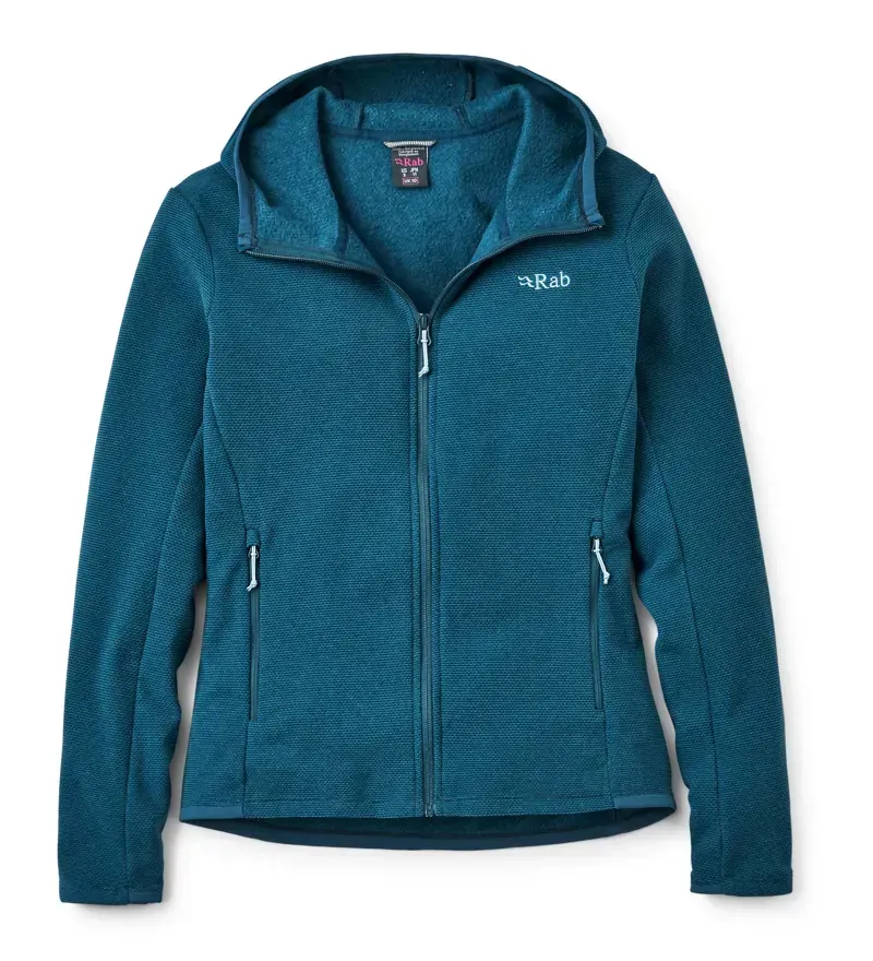 Rab Women's Stavel Hoody in Tempest Blue