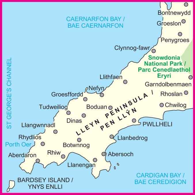 Ordnance Survey - Landranger Map 123 (1-50 000) Lleyn Peninsula ...
