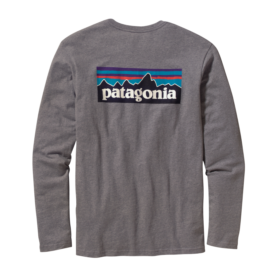Patagonia - Men's Long-Sleeved P-6 Logo T-Shirt | Countryside Ski & Climb
