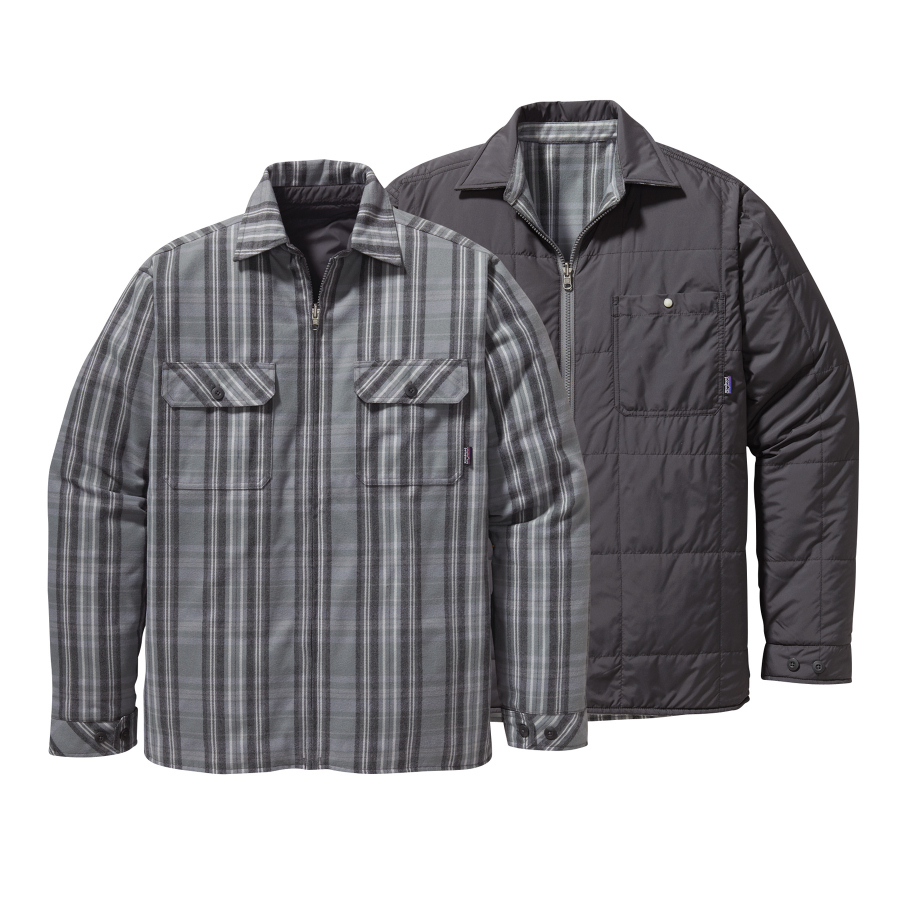 Patagonia Men's Reversible Flannel Jacket Countryside Ski & Climb