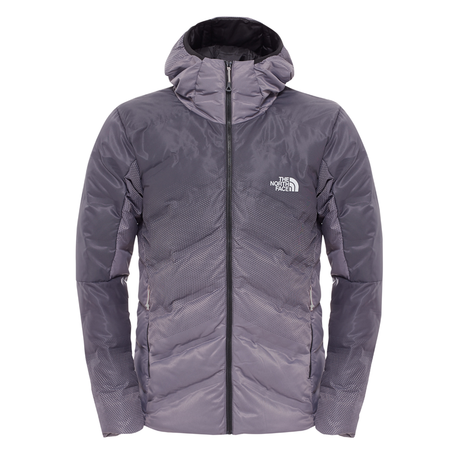 Dot Matrix Hooded Down Jacket 