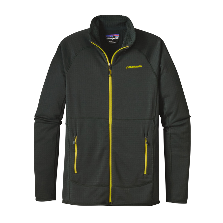 Patagonia Men's R1 Full Zip Fleece Jacket Winter 2016 Countryside