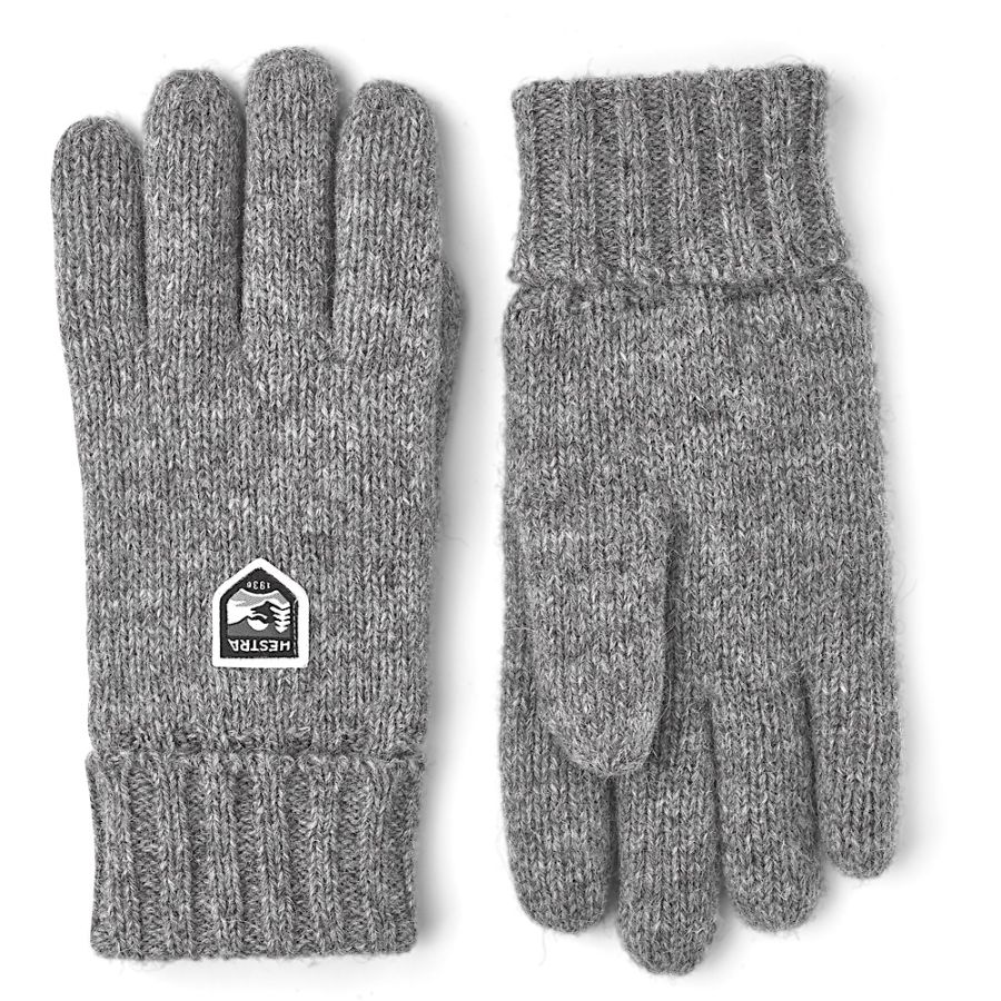 HESTRA BASIC WOOL GLOVE GRY HESTRA BASIC WOOL GLOVE GRY