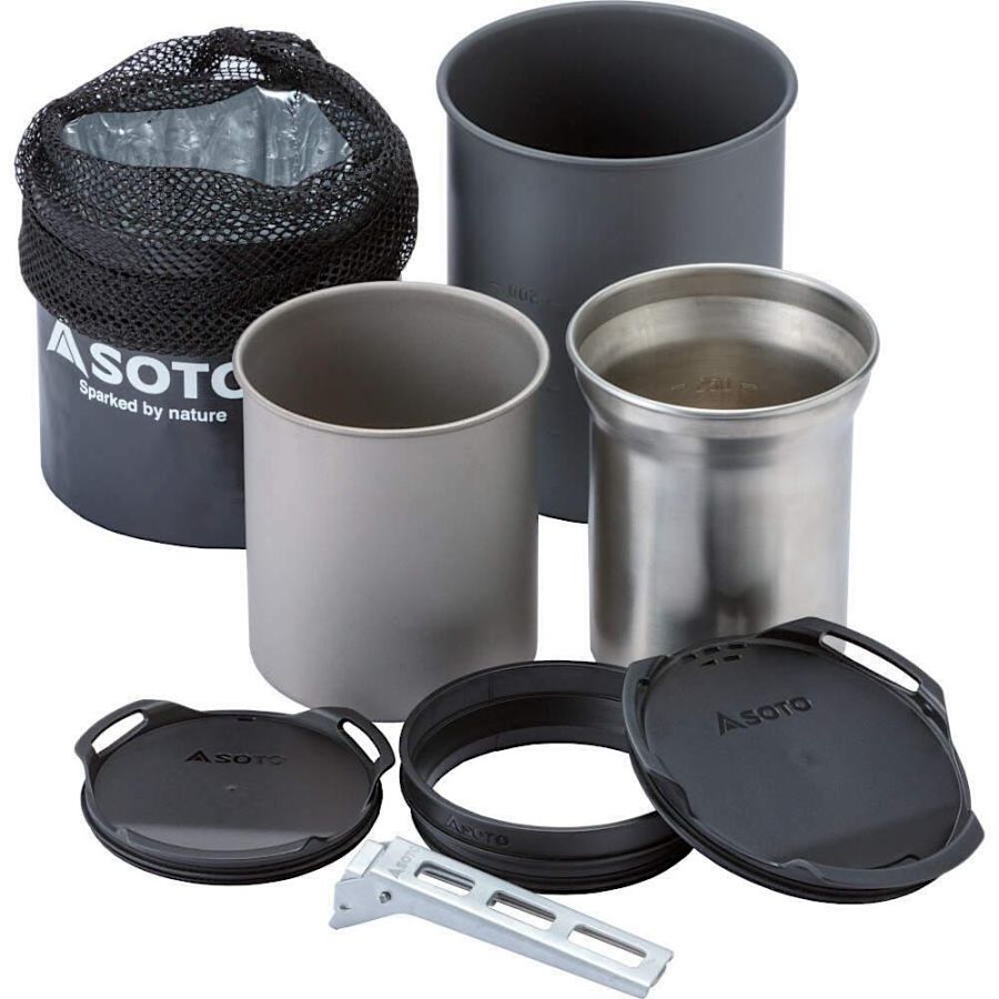 SOTO THERMOSTACK COOKSET COMBO ANY a SOTO THERMOSTACK COOKSET COMBO ANY a