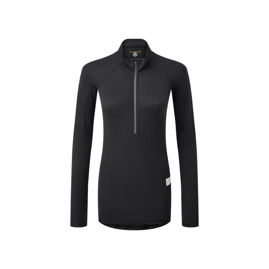 ARTILECT W BOULDER 125 1/4 ZIP BLK ARTILECT W BOULDER 125 1/4 ZIP BLK