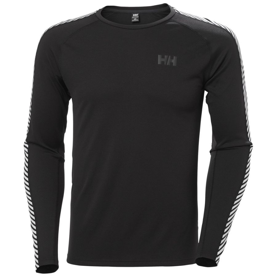 HH LIFA ACTIVE STRIPE CREW BLK