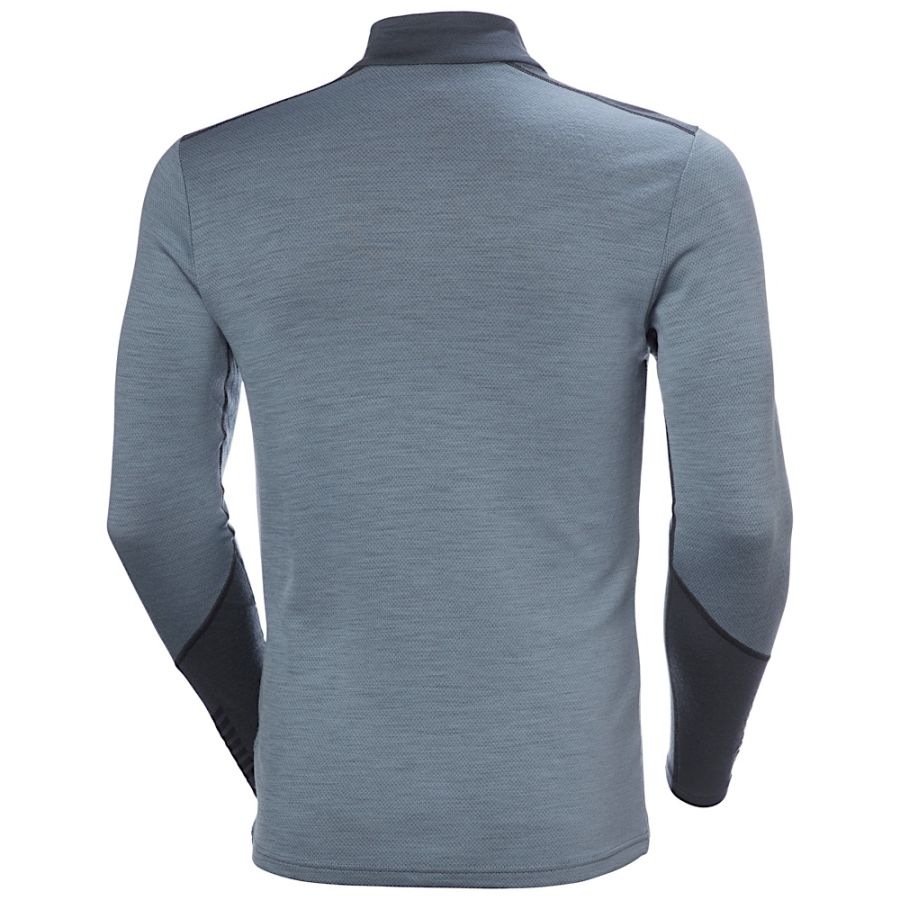 HH LIFA MERINO MW 1/2 ZIP NAV 02