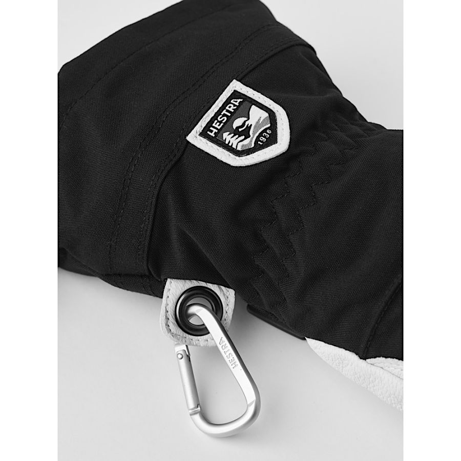 HESTRA W HELI SKI 3 FINGER BLK 3