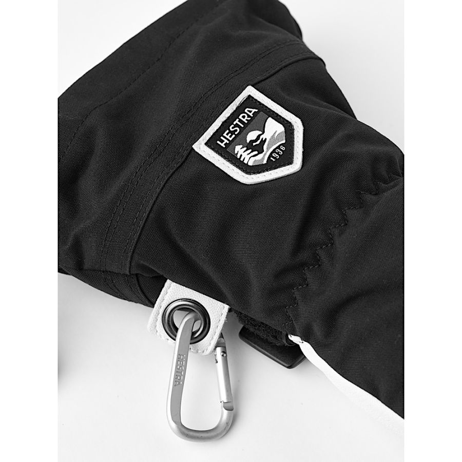 ARMY LEATHER HELI SKI 3 FINGER BLK 3