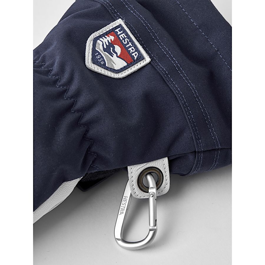 ARMY LEATHER HELI SKI 3 FINGER NAV 1