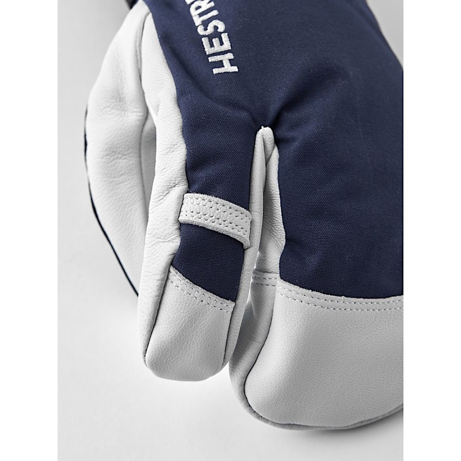 ARMY LEATHER HELI SKI 3 FINGER NAV 4