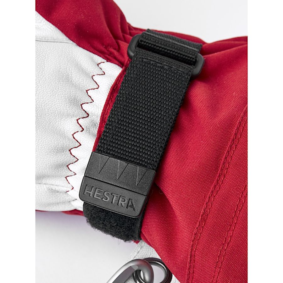 ARMY LEATHER HELI SKI 3 FINGER RED 1 ARMY LEATHER HELI SKI 3 FINGER RED 1