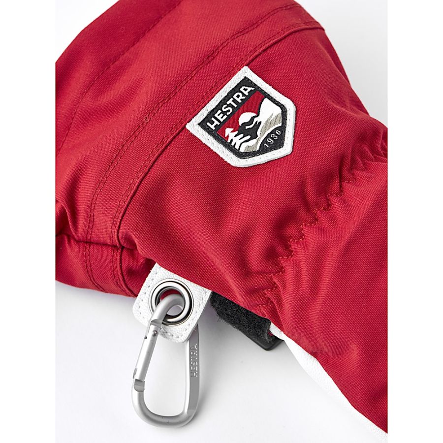 ARMY LEATHER HELI SKI 3 FINGER RED 3 ARMY LEATHER HELI SKI 3 FINGER RED 3