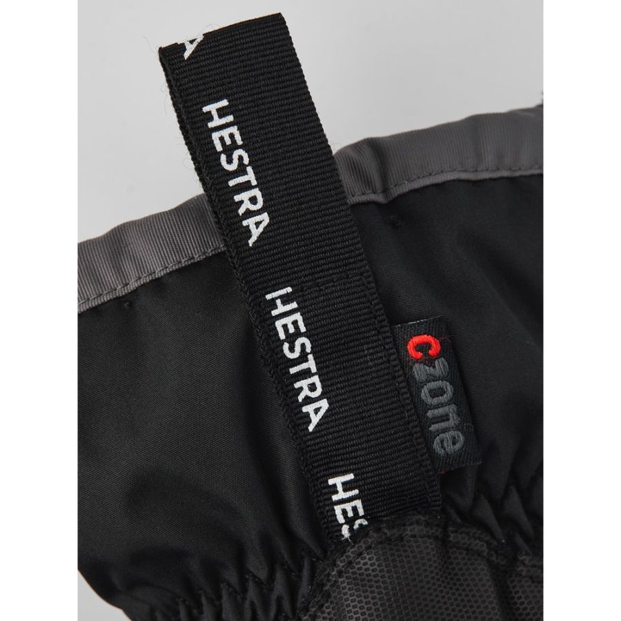 HESTRA CZONE JR GLOVE BLK 2 HESTRA CZONE JR GLOVE BLK 2