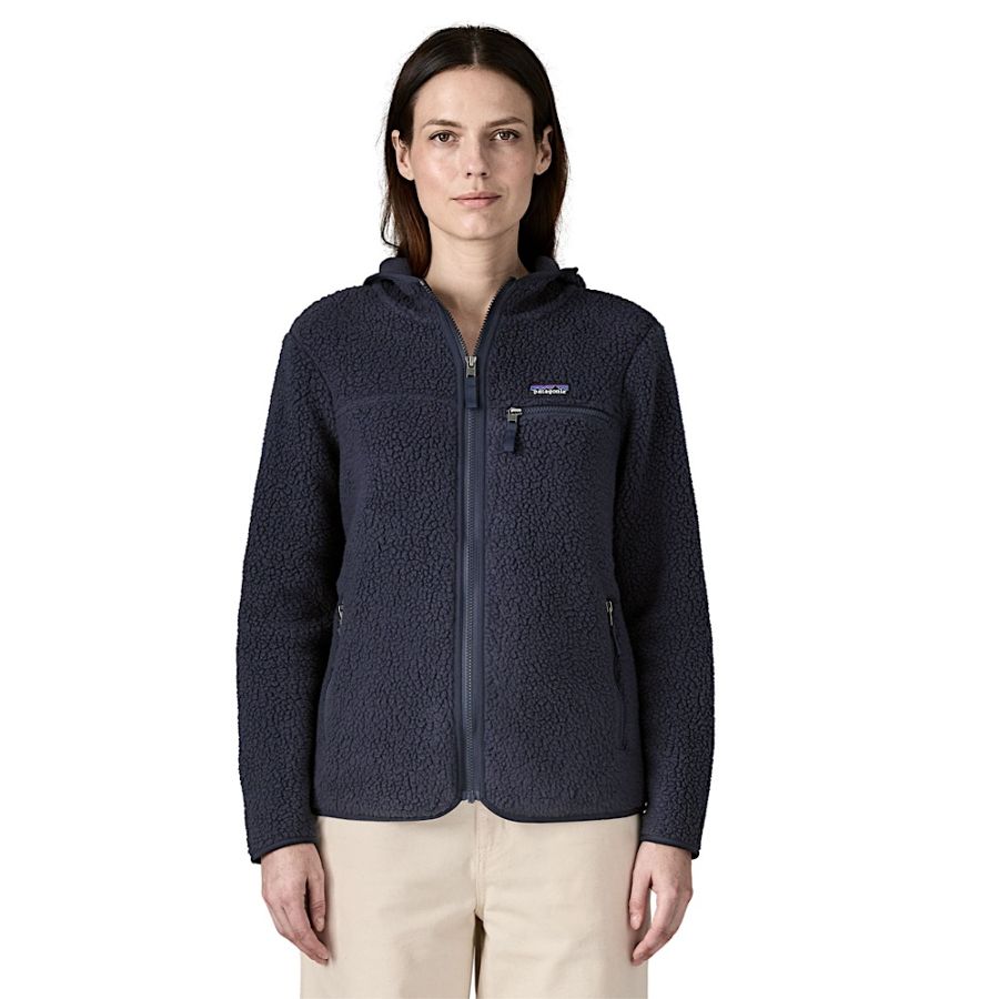 W RETRO PILE HOODY DBL 02