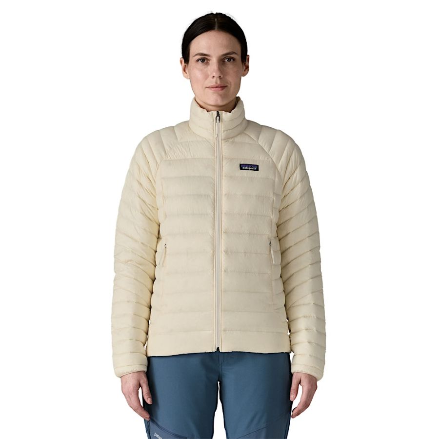 W DOWN SWEATER JACKET WHT 1