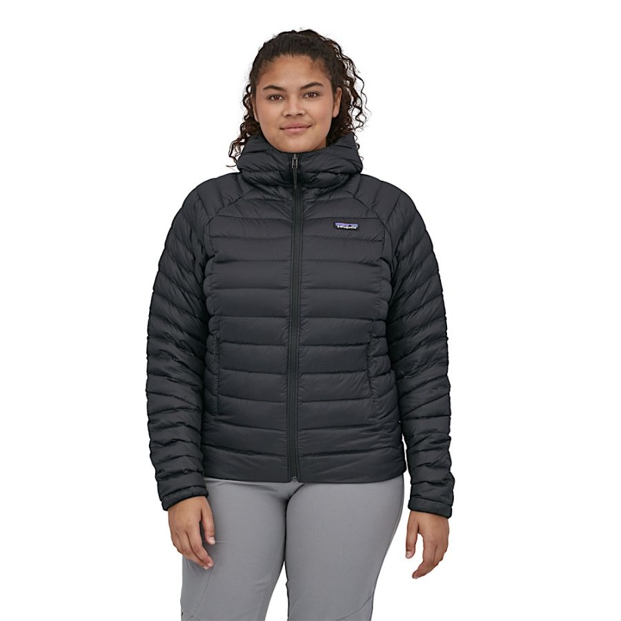 W DOWN SWEATER HOODY BLK 4 W DOWN SWEATER HOODY BLK 4