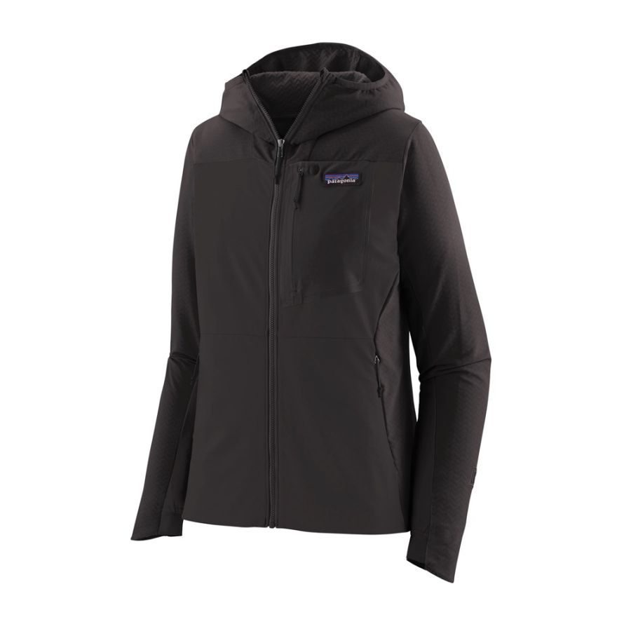 W R1 CROSSSTRATA HOODY BLK