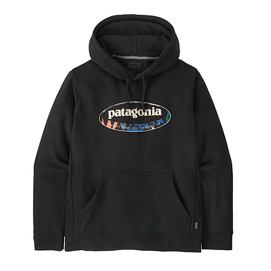 95 OVAL LOGO UPRISAL HOODY BLK