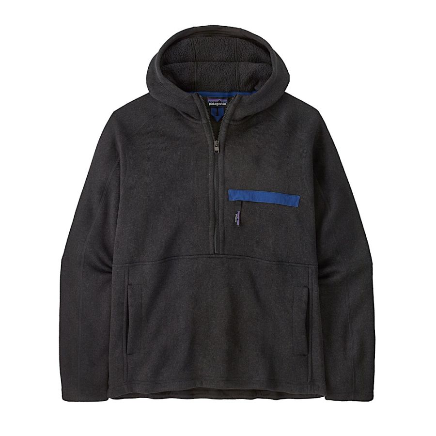 BETTER SWEATER 1/2 ZIP P/O BLK