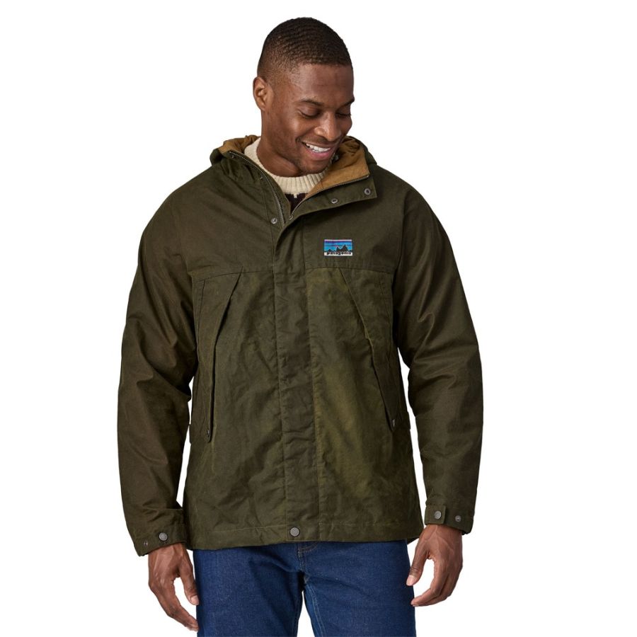 WAXED COTTON JACKET GRN D WAXED COTTON JACKET GRN D