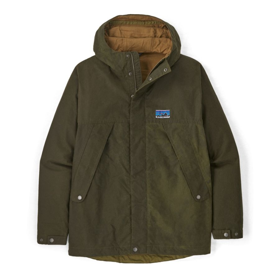 WAXED COTTON JACKET GRN