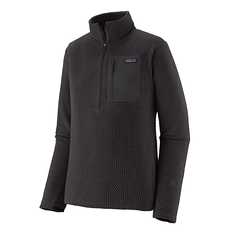 R1 AIR ZIP NECK BLK R1 AIR ZIP NECK BLK