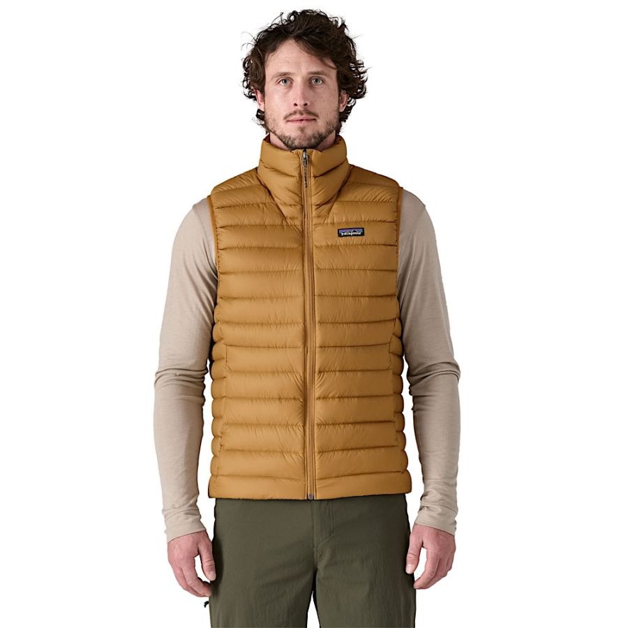 DOWN SWEATER VEST BRN 1 DOWN SWEATER VEST BRN 1