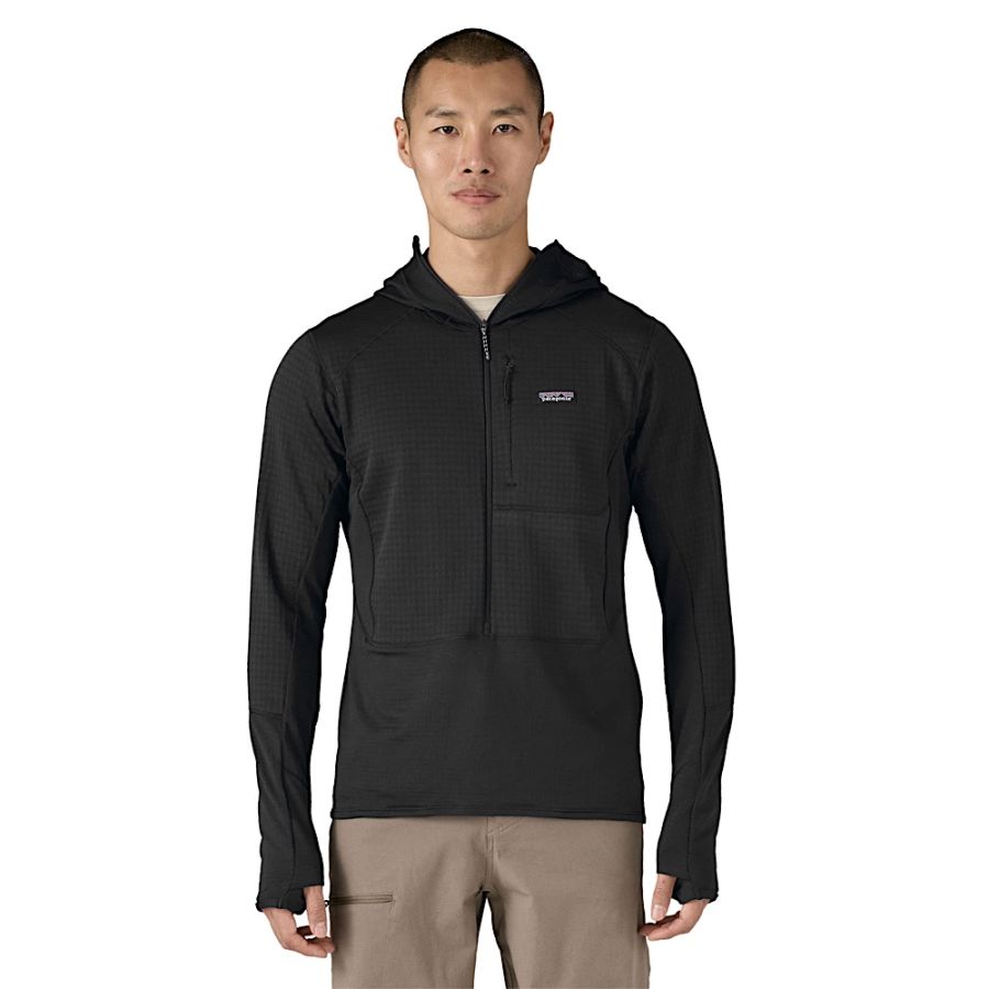 R1 PULLOVER HOODY BLK 1 R1 PULLOVER HOODY BLK 1