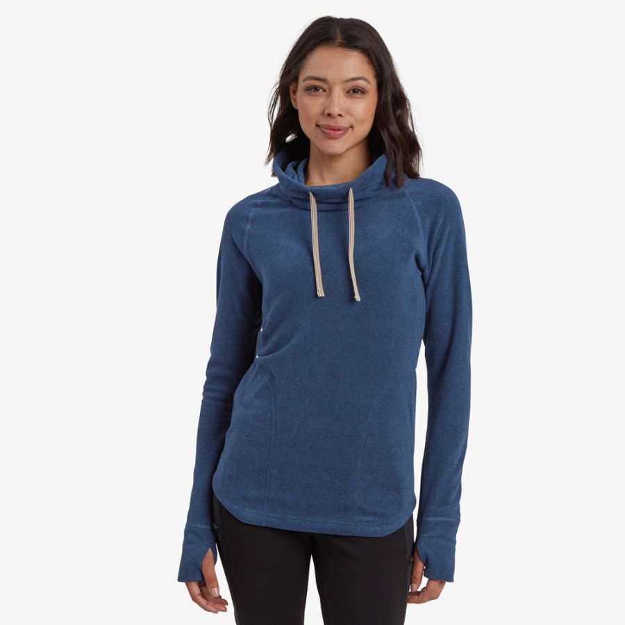 SHERPA ROLPA ECO PULLOVER WMS BLU a